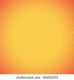 Colorful background with radiating circles. Ripple effect.