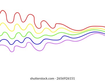 Colorful background, rainbow illustration, coloring printing machine illustration, theoretical colorimetry.