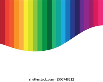 Colorful  background rainbow spectrum vector