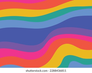 Colorful background with rainbow Vector