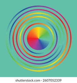 Colorful background rainbow. vector illustration