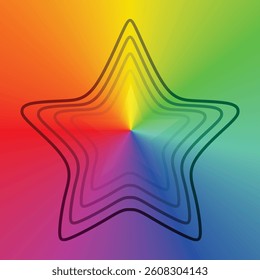 Colorful background rainbow. vector illustration