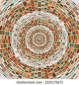 Fondo colorido con rayos. Vidrio manchado. Mosaico. Diseño de vectores.