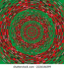 Colorful background with rays. Stained glass. Mosaic. Vector design.