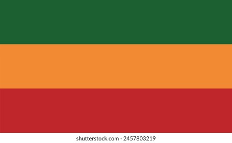 Colorful background with red, green and yellow dedicated Black History Month. Horizontal colorful background