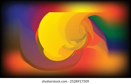 A colorful background with a red and orange background