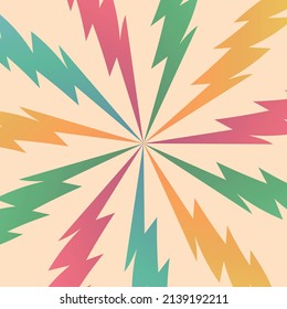 colorful background in retro style