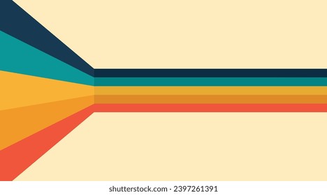 colorful background in retro style. background vector flat design for posters, social media, banners, invitations and more