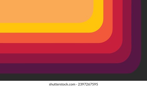 colorful background in retro style. background vector flat design for posters, social media, banners, invitations and more