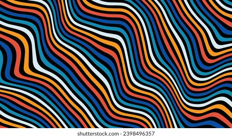 colorful background in retro style. background vector flat design for posters, social media, banners, invitations. 
 summer and carnival background