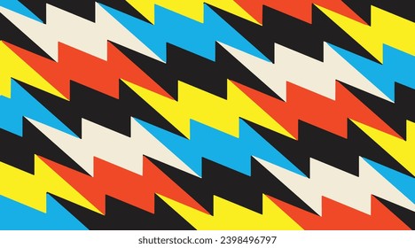 colorful background in retro style. background vector flat design for posters, social media, banners, invitations. 
 summer and carnival background