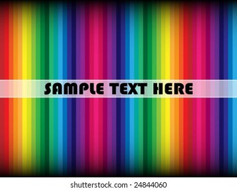 Colorful background with sample text vector illustration