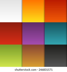 Colorful background (seamless pattern) made of colorful boxes - great for web, infographic, posters, etc.