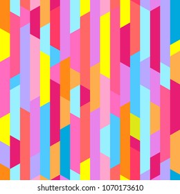 Colorful background. Seamless texture. Universal pattern. Abstract geometric wallpaper. Geometric art. Print for textiles, fabrics, polygraphy, posters. Greeting cards
