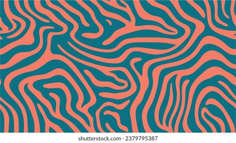 Colorful Background Set with Diagonal Wavy Lines. Repeat decorative design. Suitable for printing and textiles. Abstract zig zag line wave background. Colorful pattern.
