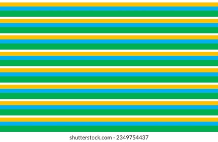 colorful background, set of geometric patterns, 70's year themes vintage yellow green orange color horizontal strip repeat pattern, replete image design for fabric pattern or wallpaper