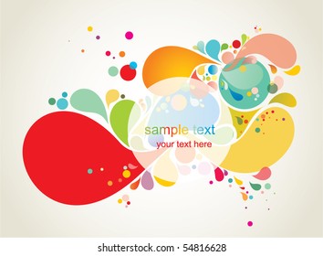 colorful background shapes