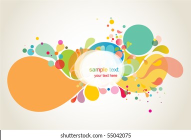 colorful background shapes