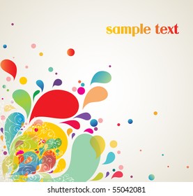 colorful background shapes