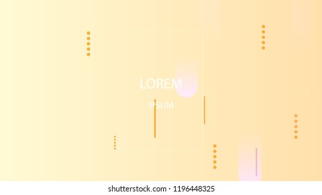 Colorful Background with Simple Fluid Shapes. Holographic Colour Gradient. Cool Abstract Background. Vector Illustration.