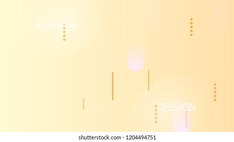 Colorful Background with Simple Fluid Shapes. Holographic Colour Gradient. Modern Abstract Background. Vector Illustration.