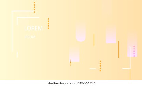 Colorful Background with Simple Geometric Shape. Holographic Colour Gradient. Cool Abstract Background. Vector Illustration.