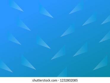 Colorful Background with Simple Geometric Shape. Holographic Colour Gradient. Cool Abstract Background. Template for Banner, Poster or Flyer Design. Vector Illustration.