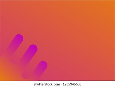 Colorful Background with Simple Geometric Shape. Holographic Colour Gradient. Trendy Abstract Background. Vector Illustration.