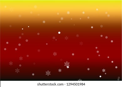 Colorful background and snowflakes, snowfall, snow
