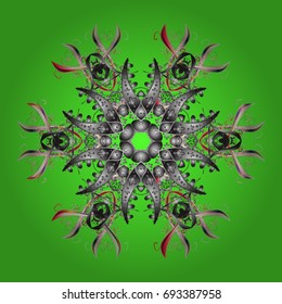 A colorful background with snowflakes. Vector christmas abstract colorful background with cute snowflake. Vector illustration.