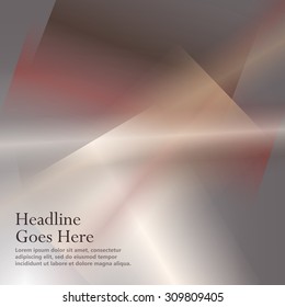 Colorful background with soft gradients and lines. Abstract texture with blurred and geometrical shapes. Stylish desighn element.