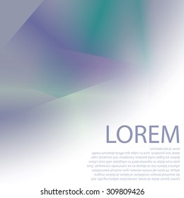 Colorful background with soft gradients and lines. Abstract texture with blurred and geometrical shapes. Stylish desighn element.