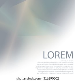 Colorful background with soft gradients and lines. Abstract texture with blurred and geometrical shapes. Stylish desighn element.