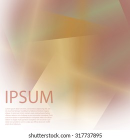 Colorful background with soft gradients and lines. Abstract texture with blurred and geometrical shapes. Stylish desighn element.