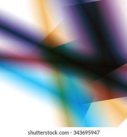 Colorful background with soft gradients and lines. Abstract texture with blurred and geometrical shapes. Stylish desighn element.