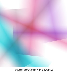 Colorful background with soft gradients and lines. Abstract texture with blurred and geometrical shapes. Stylish desighn element.