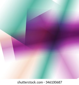 Colorful background with soft gradients and lines. Abstract texture with blurred and geometrical shapes. Stylish desighn element.