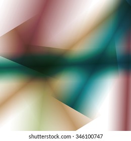 Colorful background with soft gradients and lines. Abstract texture with blurred and geometrical shapes. Stylish desighn element.