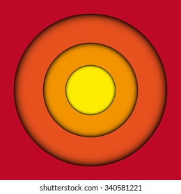 colorful background with some circles