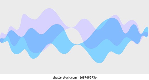 Fondo colorido de forma de onda sonora.
