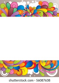 Colorful background with space for your message