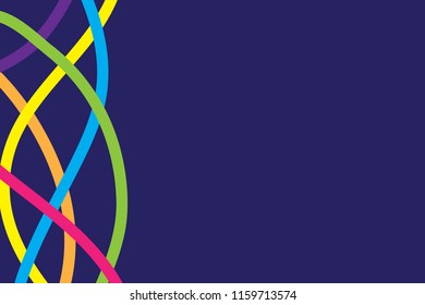 Colorful background with spirals