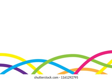 Colorful background with spirals