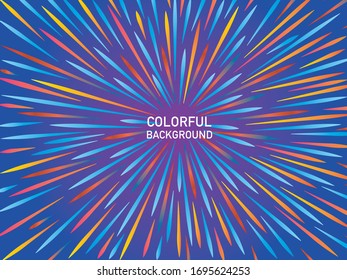 colorful background. Splash and explode abstract.