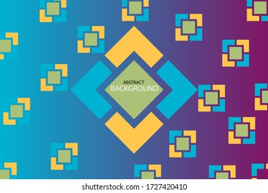 colorful background with square in the center