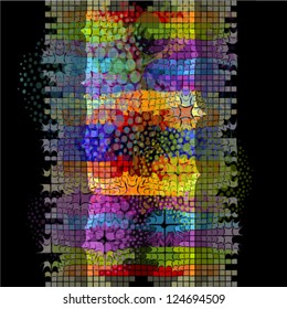 colorful background of squares