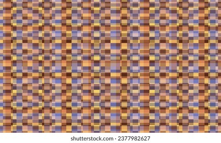 Colorful Background of Squares. Banner for your design. Geometric style pattern. Mosaic grid. Abstract squares background. Pixel mesh. Vector illustration