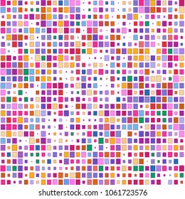 Colorful background of squares for promotional products