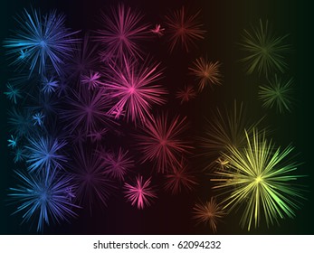 colorful background stars pattern
