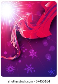 colorful background stylish wave illustration